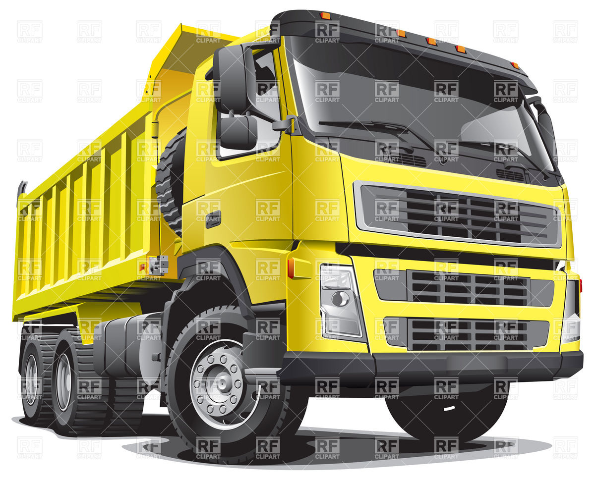 1200x969 Heavy Tipper Truck Vector Image Vector Artwork Of Transportation