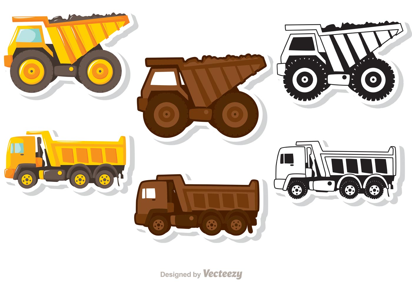 1400x980 Construction Truck Free Vector Art