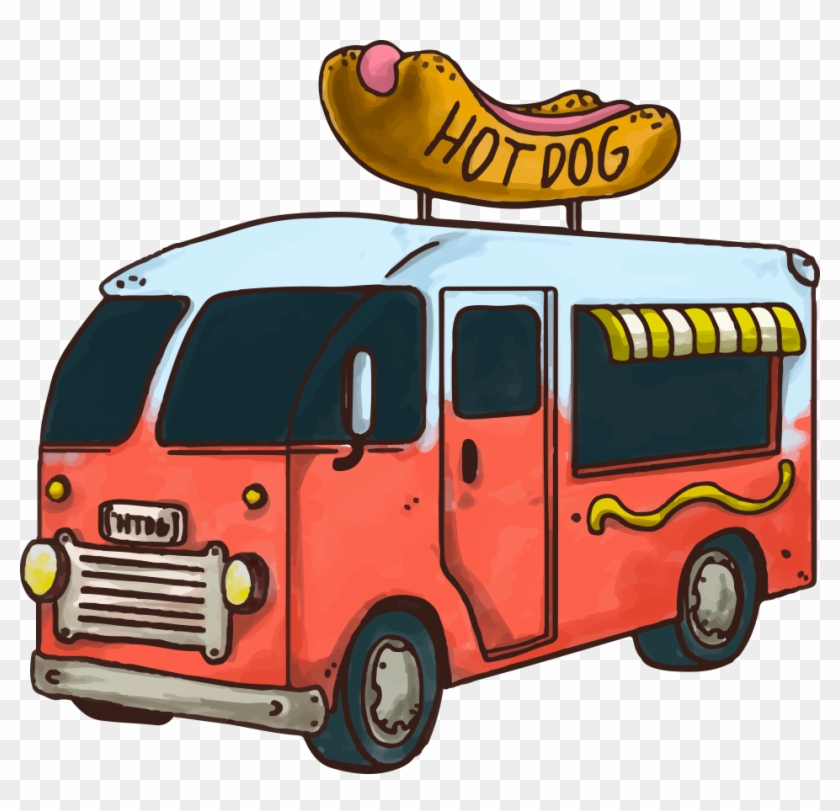 840x811 Hot Dog Fast Food Hamburger Car Food Truck