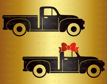 340x270 Pickup Truck Vectors Etsy