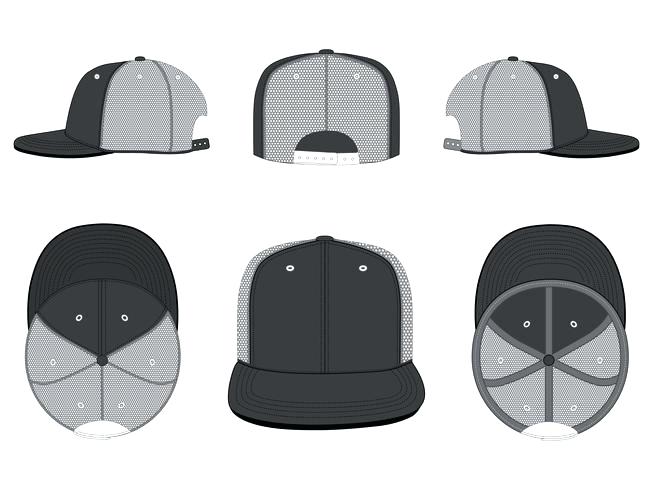 Trucker Hat Vector at GetDrawings | Free download
