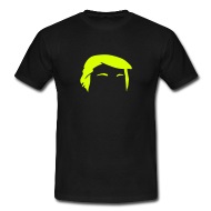 190x190 Trump Hair Minimal Vector Von Brainclothing Spreadshirt