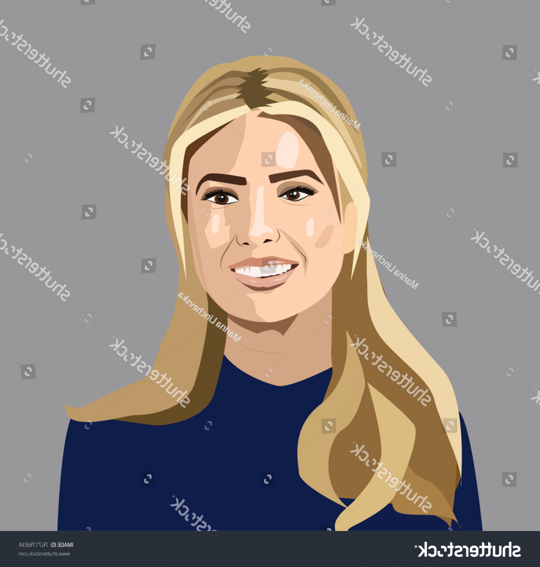 1800x1890 Dec Vector Portrait Ivanka Trump Lazttweet