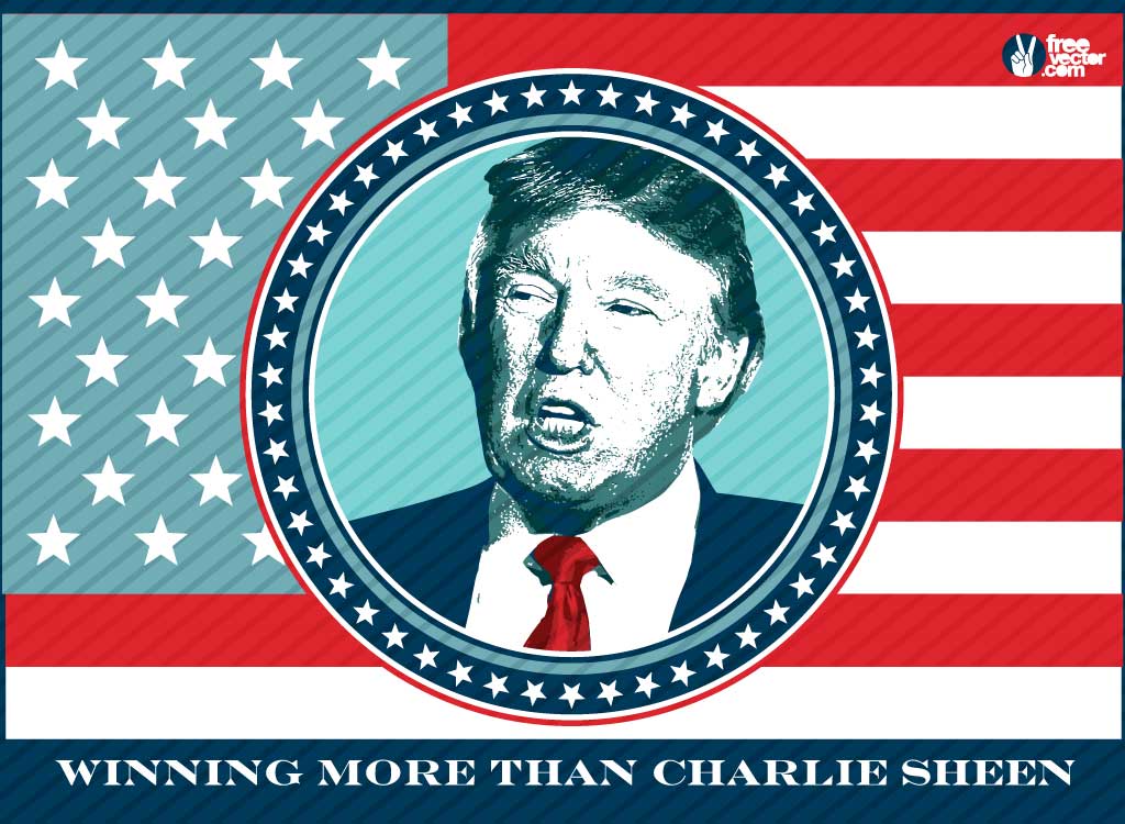 1024x750 Donald Trump Vector