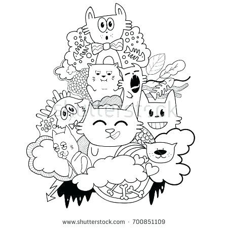 450x449 Funny Turkey Coloring Pages Print Trump Vector Kids Arts Doodle