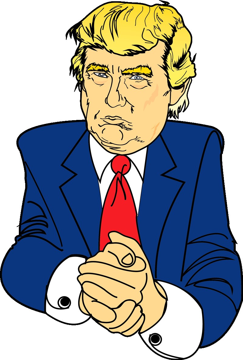 800x1183 Donald Trump Vector Clipart 12