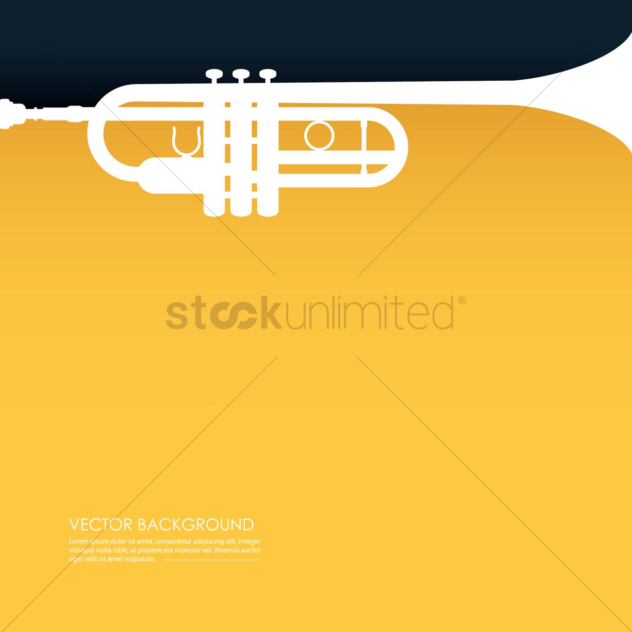1300x1300 Trumpet Vector Image