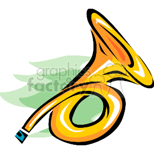 300x300 Royalty Free Cartoon Tuba 150268 Vector Clip Art Image