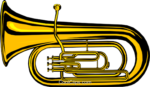 480x278 Tuba Royalty Free Vector Clip Art Illustration Arts0028