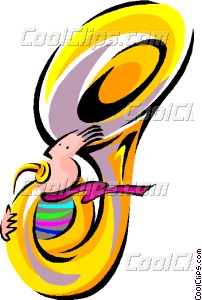 202x300 Tuba Vector Clip Art