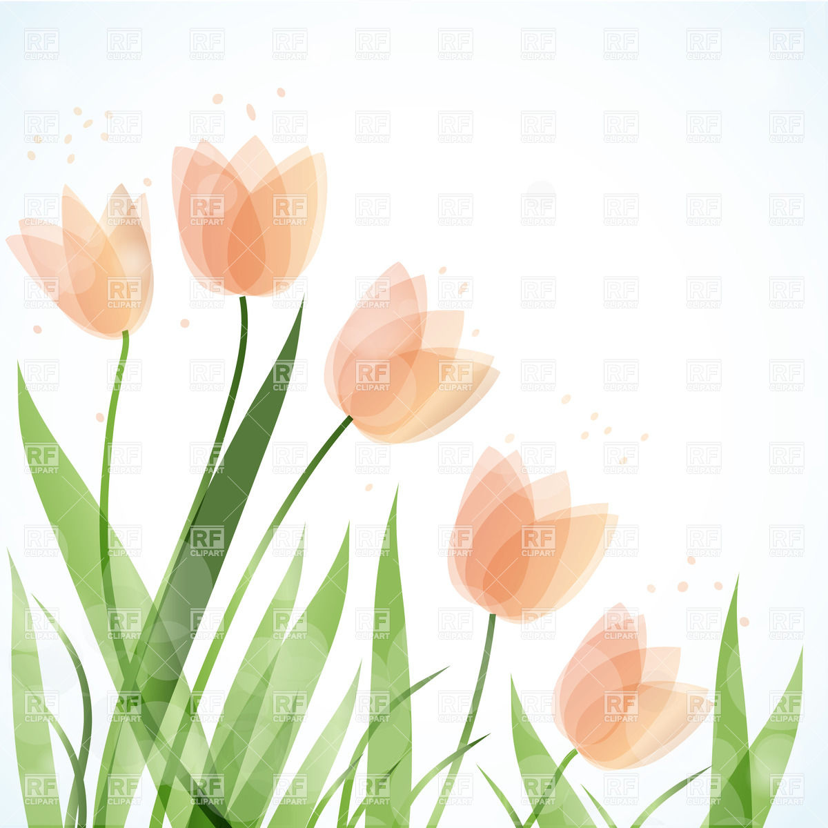 1200x1200 Simple Tulip Flowers Vector Image Vector Artwork Of Plants And