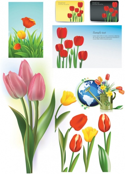 433x600 Tulip Vector Free Vector In Encapsulated Postscript Eps ( .eps