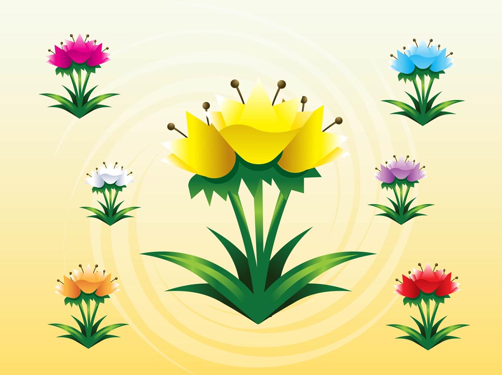 1024x765 Tulips Vectors Vector Art Amp Graphics