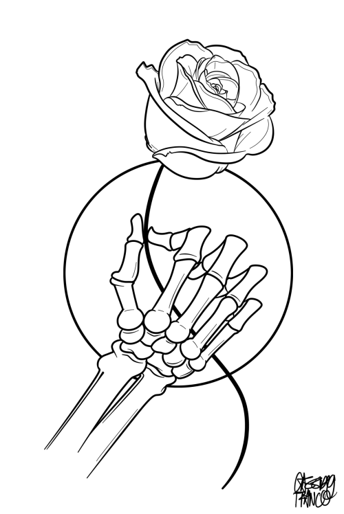 500x748 Vector Tattoo Skull Tumblr