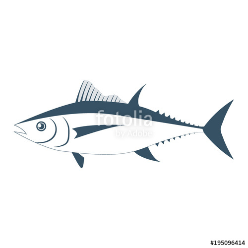 500x500 Tuna Vector Template Design Stock Image And Royalty Free Vector