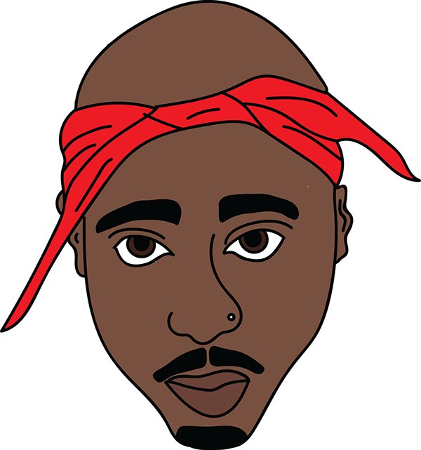 600x641 19 Tupac Vector Animated Huge Freebie! Download For Powerpoint