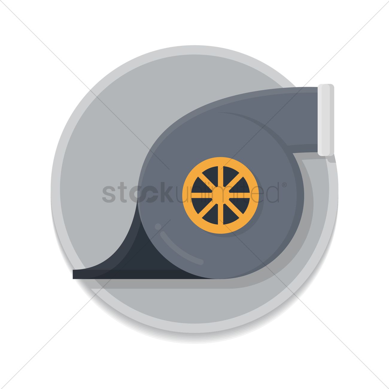 1300x1300 Turbocharger Vector Image
