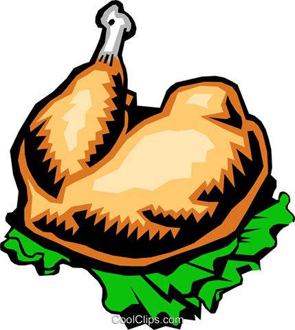 429x480 Turkey Leg Royalty Free Vector Clip Art Illustration Food0171