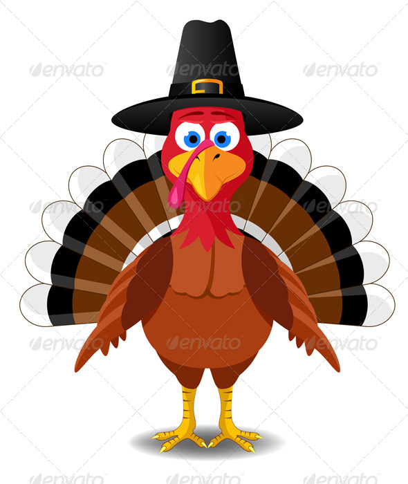 590x700 Thanksgiving Turkey. Vector Illustration By Alexjuve Graphicriver