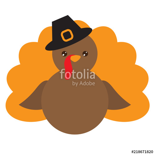 500x500 Turkey Vector Cartoon Illustration Stock Image And Royalty Free