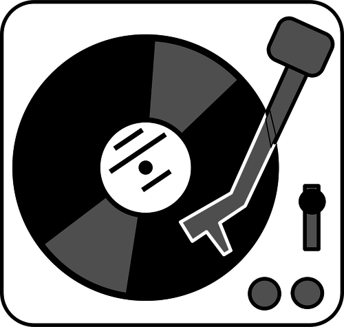 500x475 Simple Turntable Vector Clip Art Public Domain Vectors