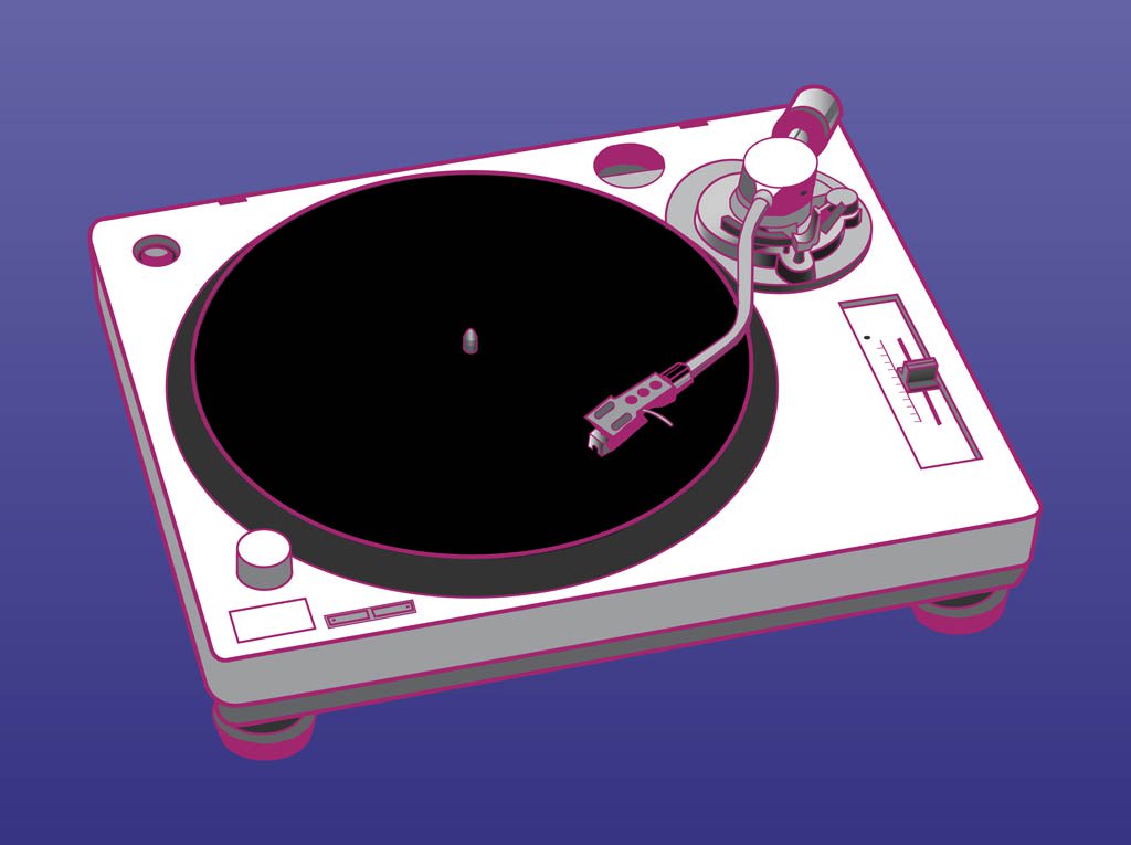 1024x765 Turntable Vector Graphics Vector Art Amp Graphics