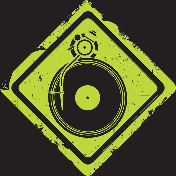 600x599 Turntable Vector Free Vector In Encapsulated Postscript Eps ( .eps