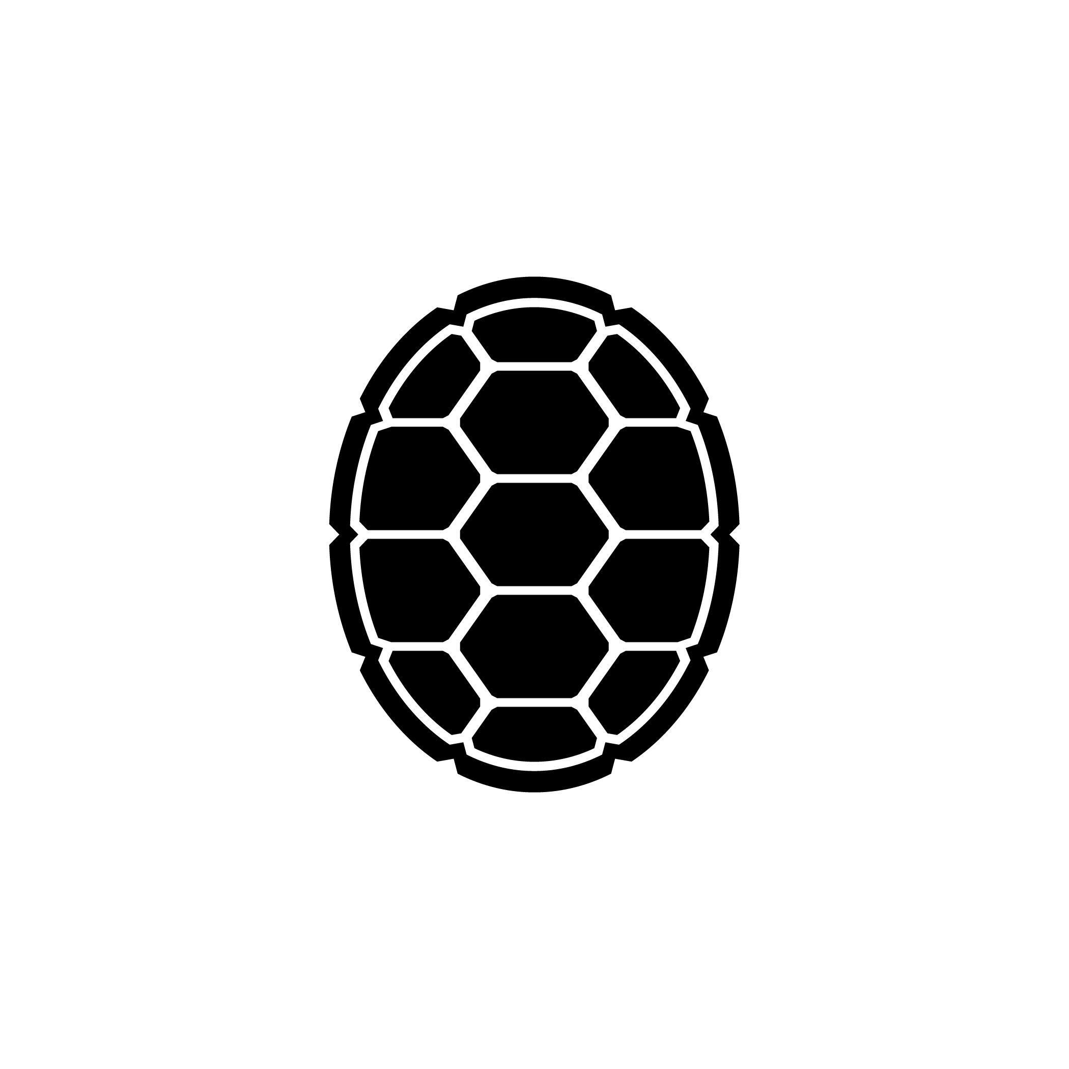 2100x2100 Turtle Shell Clipart Freeuse Stock Svg