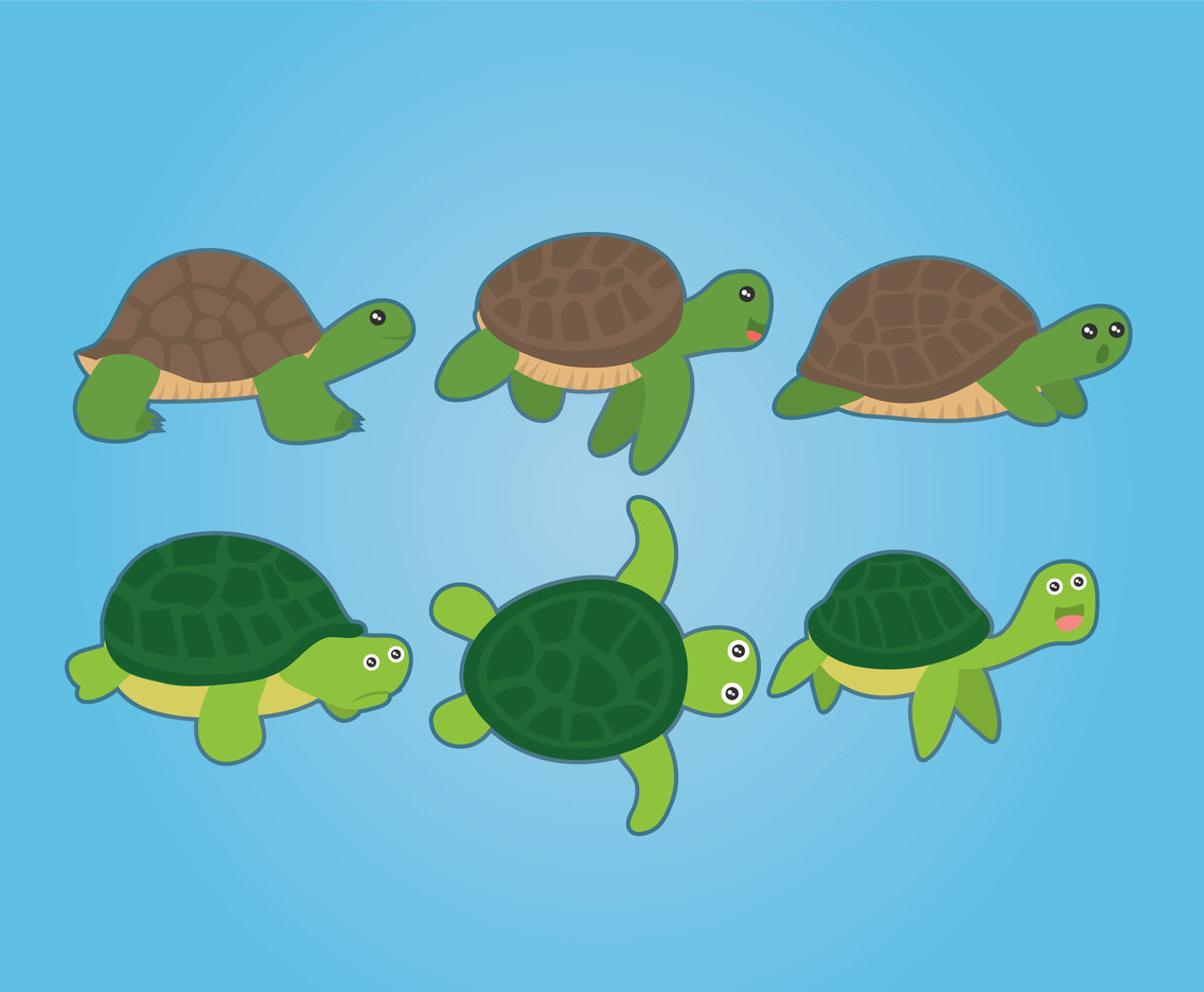 1136x936 Cartoon Turtle Vector Vector Art Amp Graphics