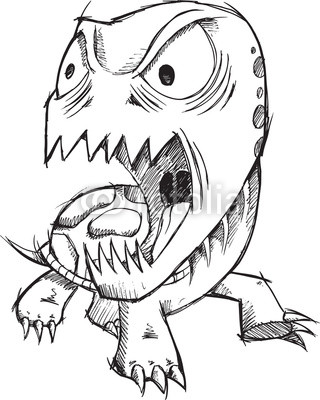 320x400 Insane Zombie Doodle Turtle Vector Art Wall Mural Text Wallpaper