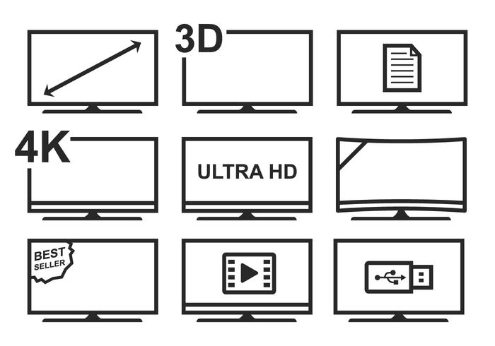 700x490 Free Led Tv Icon Set
