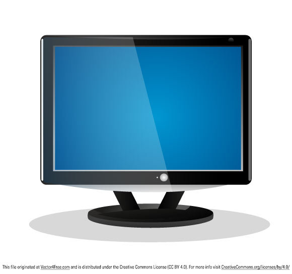 580x544 Free Tv Vector Graphics