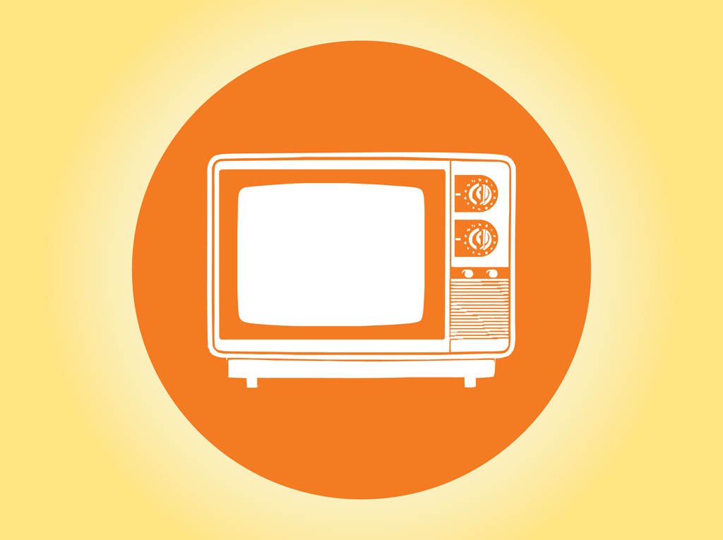 1024x765 Tv Icon Vector Vector Art Amp Graphics