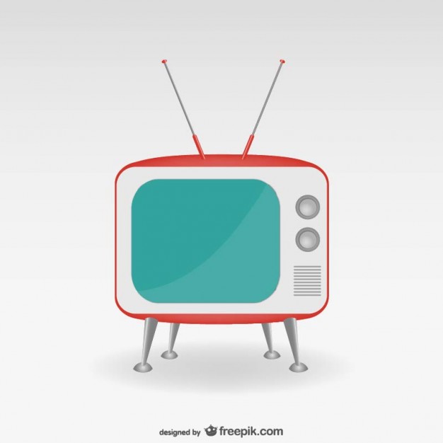 626x626 Minimalist Retro Tv Set Vector Free Download