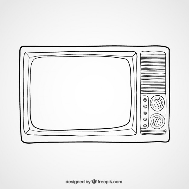626x626 Tv Illustration Vector Free Download