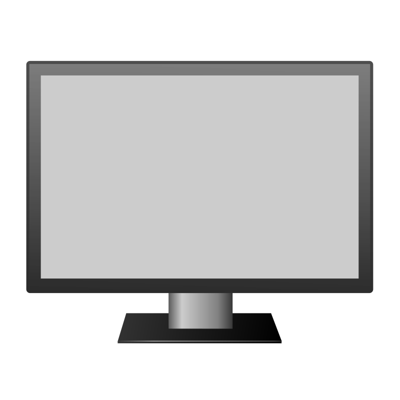 800x800 Television Vector Free