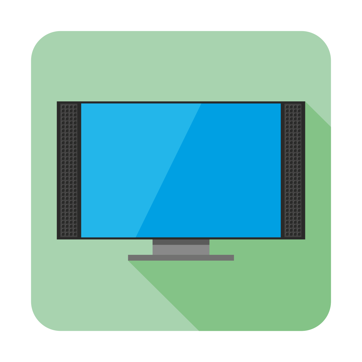 1500x1500 Vector For Free Use Flat Tv Icon
