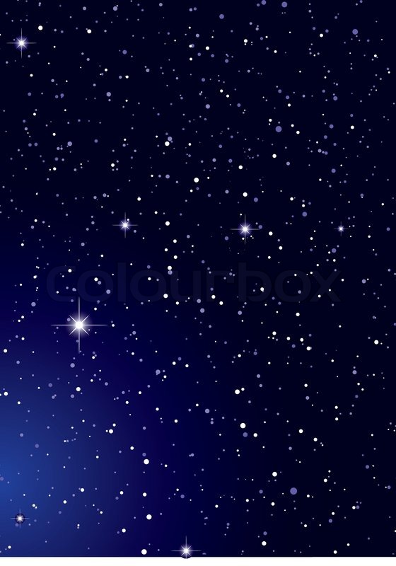 560x800 Dark Nights Sky With Stella Galaxy And Twinkle Stars Stock