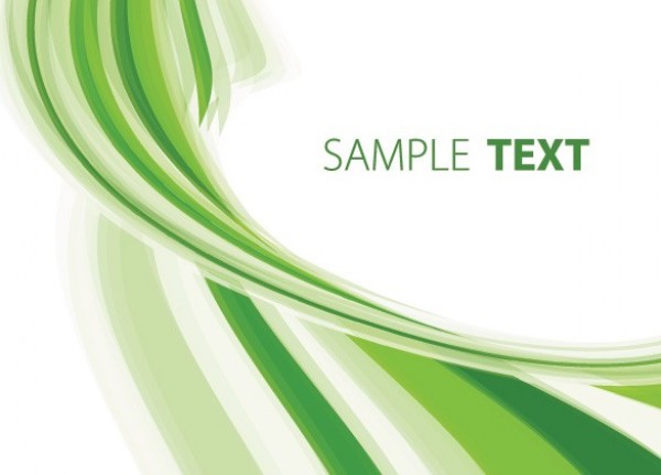600x431 Green Stripe Twist Abstract Vector Background