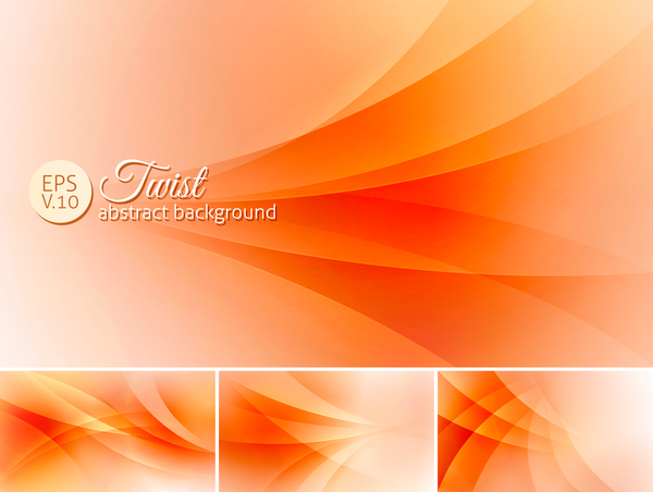 600x452 Twist Abstract Background Orange Vector Free Download