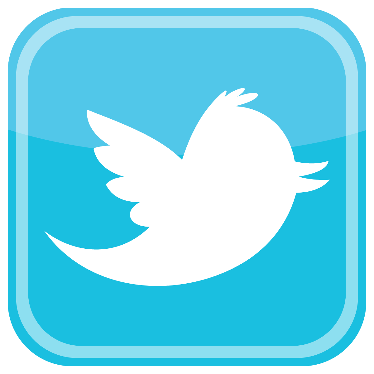 1200x1200 Twitter Bird Icon Logo Vector Square Free Vector Silhouette