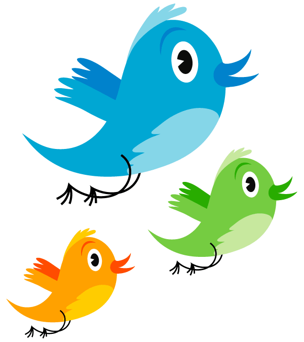 600x675 Cute Twitter Bird Vector Image 123freevectors