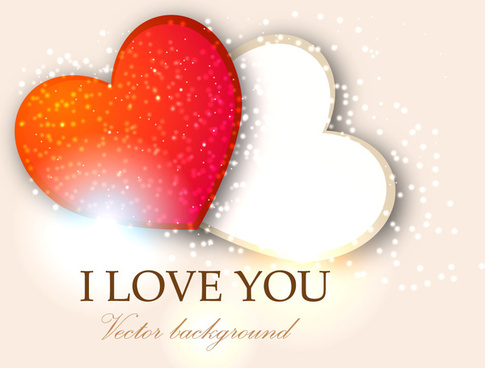 485x368 Two Hearts Vector Free Vector Download (4,679 Free Vector) For