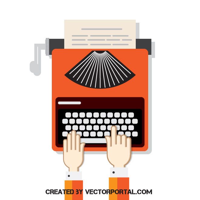 660x660 Typewriter Vector Graphics Various Vectors