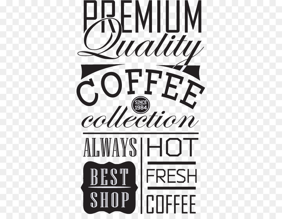 900x700 Coffee Typography Element