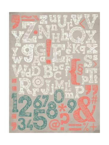 366x488 Vector Alphabet And General Typography Elements And Numbers On