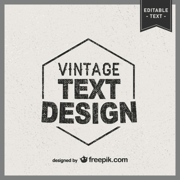 626x626 Vintage Typography Vector Design Vector Free Vector Download In