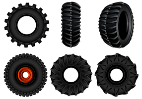 286x200 Tractor Tire Vector