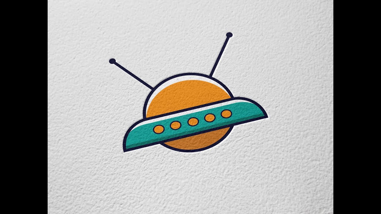 1280x720 U.f.o. Vector Icon Adobe Illustrator Tutorial