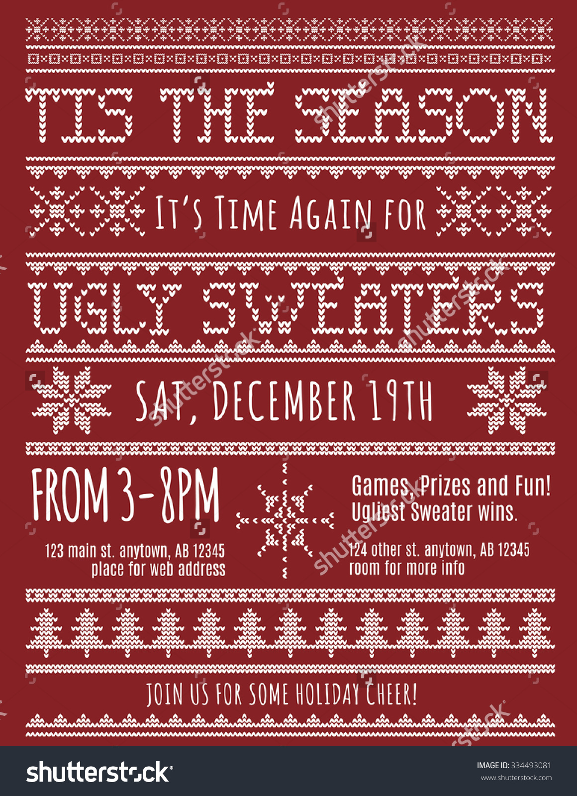 1160x1600 Ugly Christmas Sweater Backgrounds Happy Holidays!